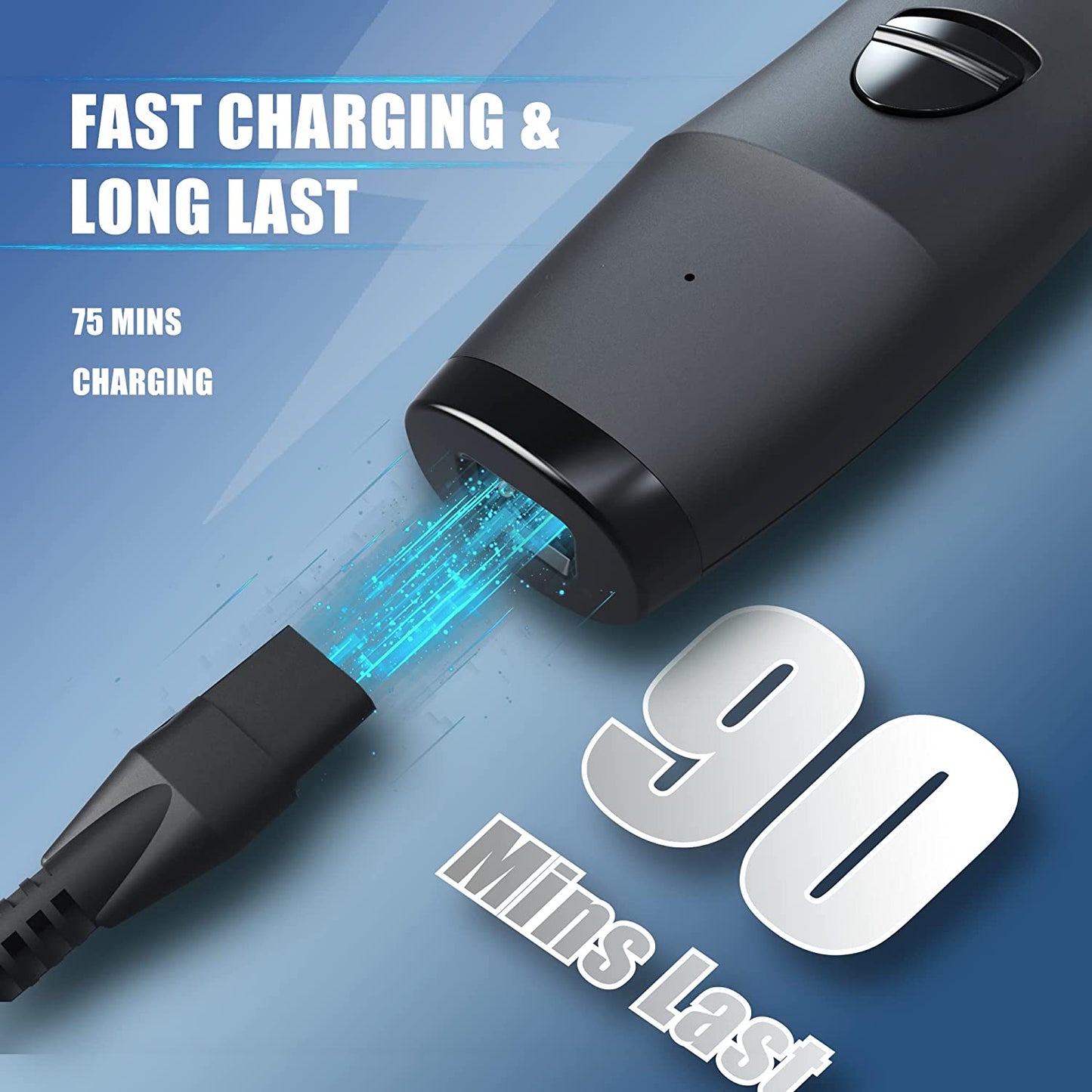LXCGROOMER Body Hair Trimmer for Men, Groin Hair Trimmer for Men Electric Ball Trimmer & Shaver, Replaceable Ceramic Blade Heads, Body Trimmer with Anti-Nick Guard, Waterproof Wet/Dry Body Groomer